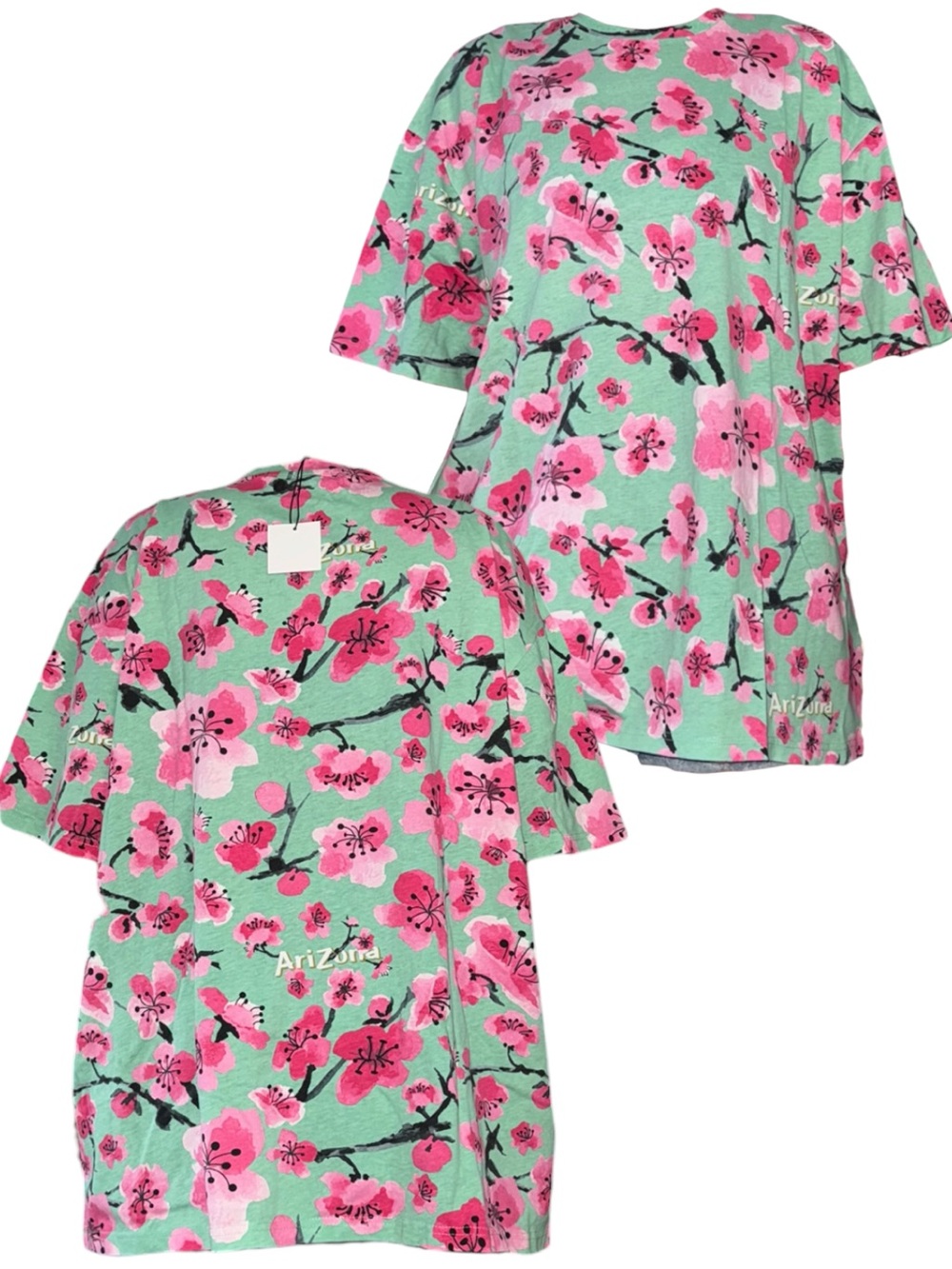 Arizona Iced Tea Cherry Blossom Floral Shirt